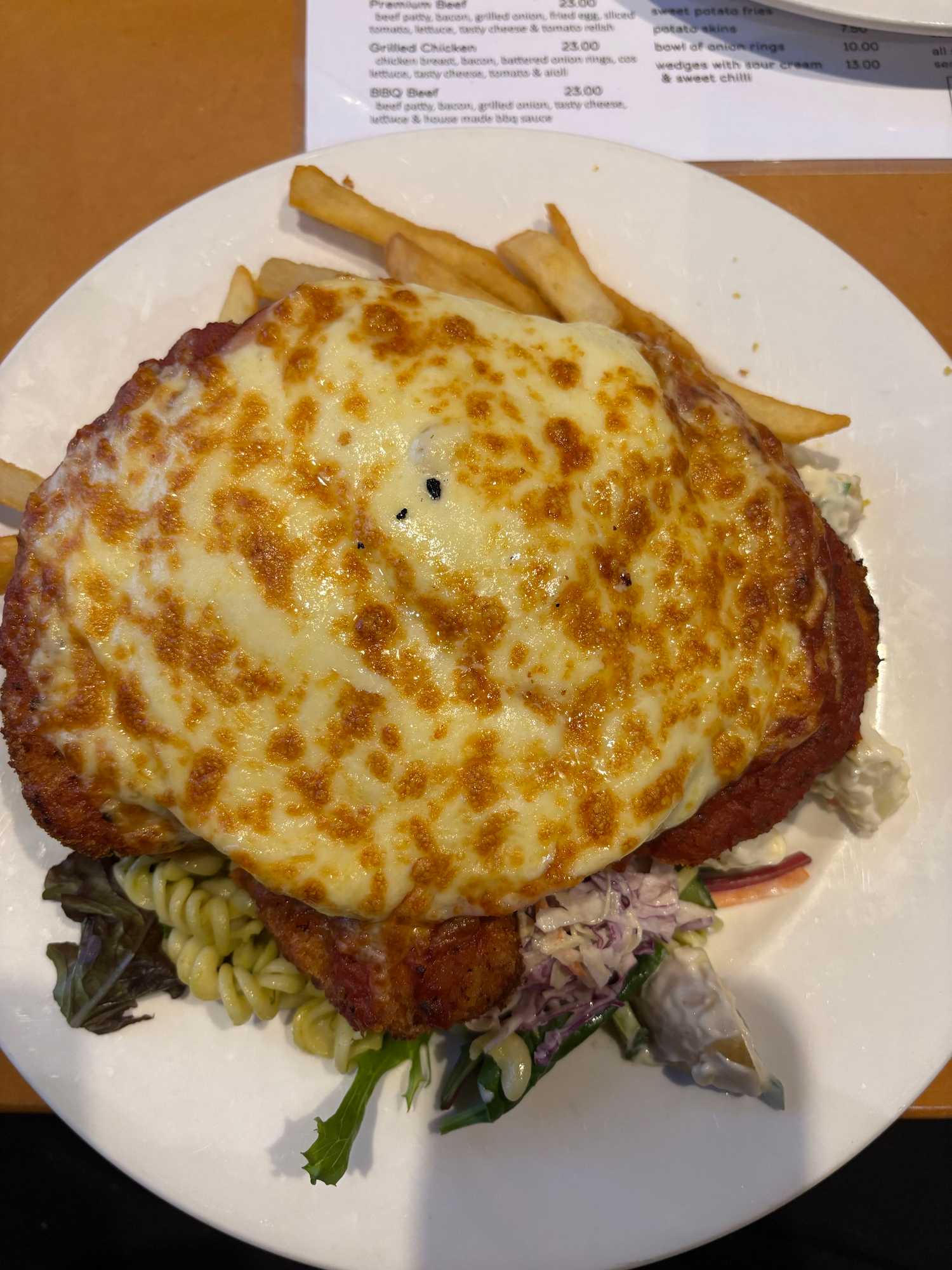 Parmigiana at Top of the Town Hotel Motel