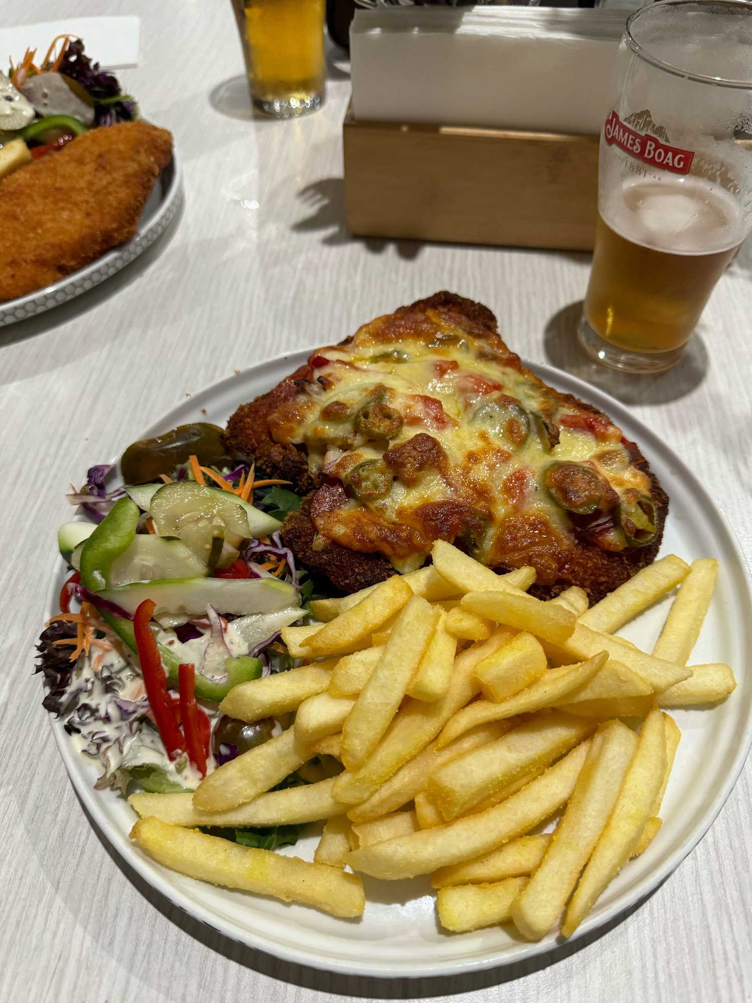 Parmigiana at Scamander River Golf Club