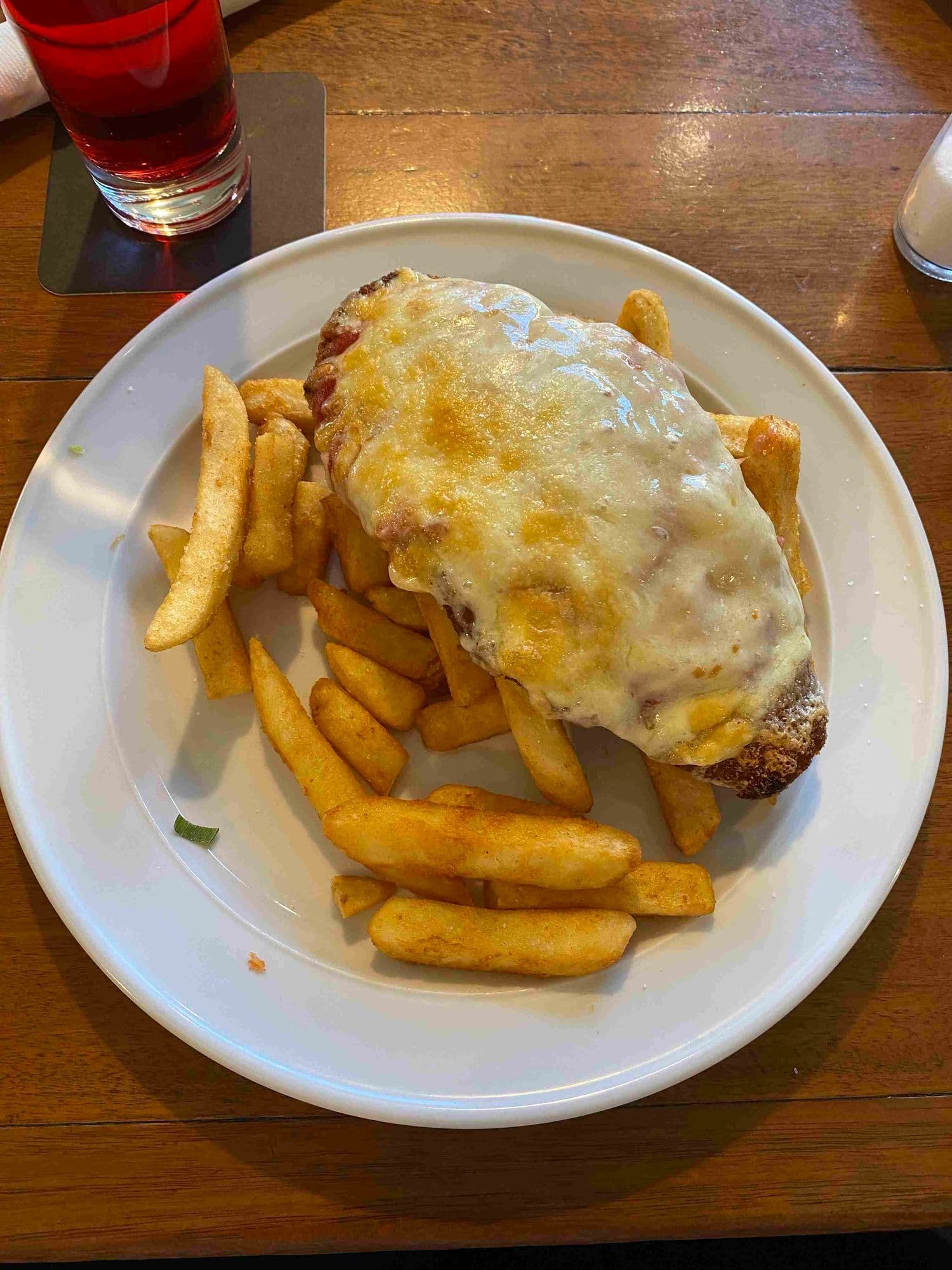 Parmigiana at Shamrock Hotel Hobart