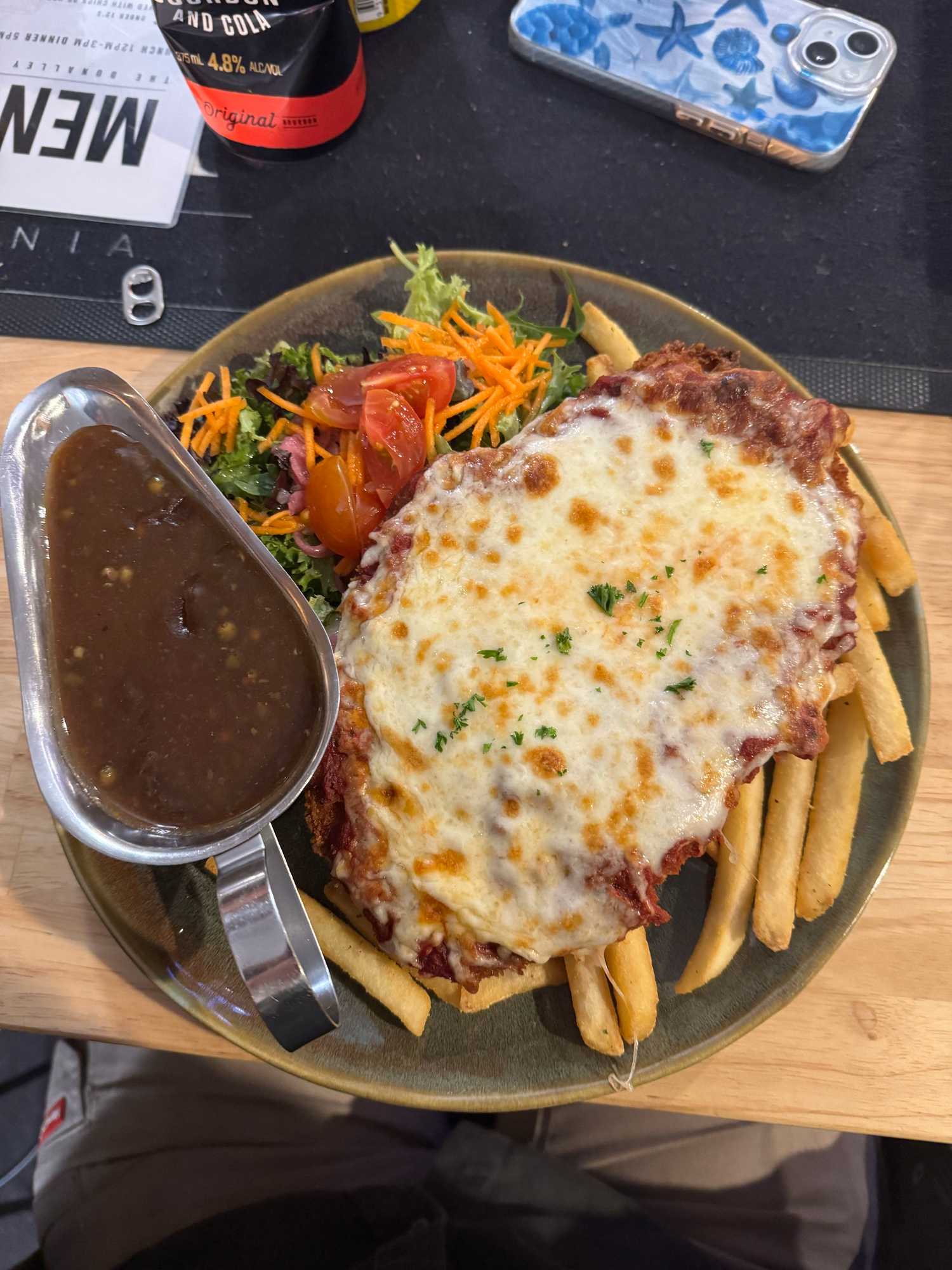 Parmigiana at Dunalley Hotel