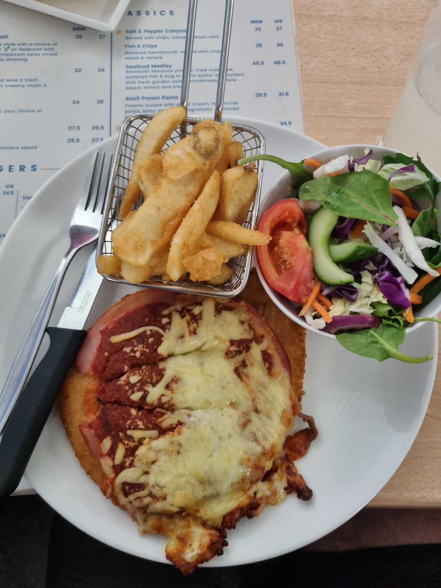 Parmigiana at The Deck Restaurant