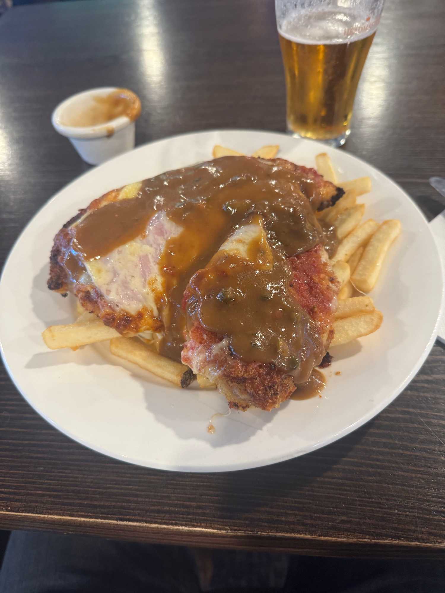 Parmigiana at Westernport Hotel Hastings