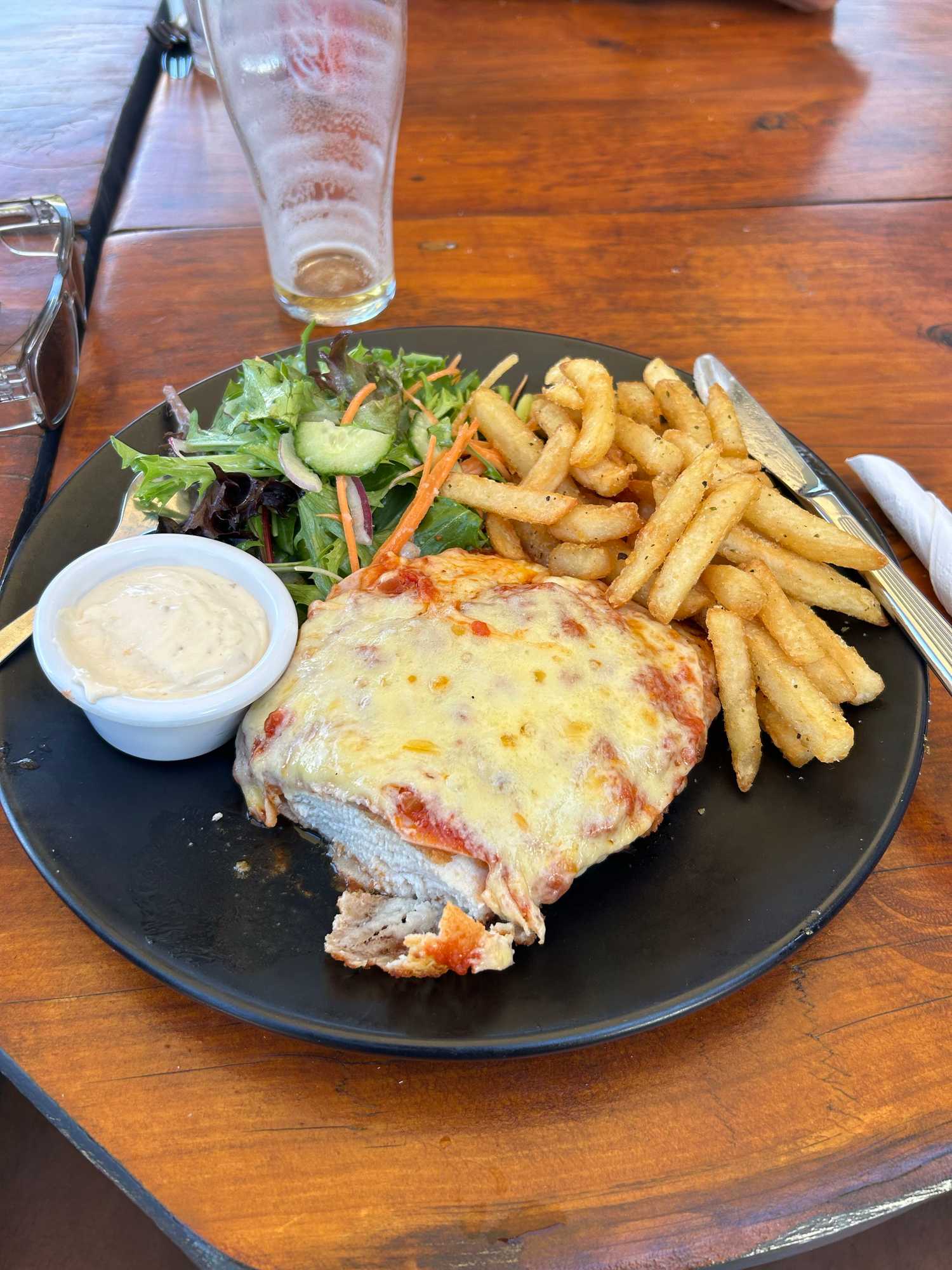 Parmigiana at Derwent Sailing Squadron