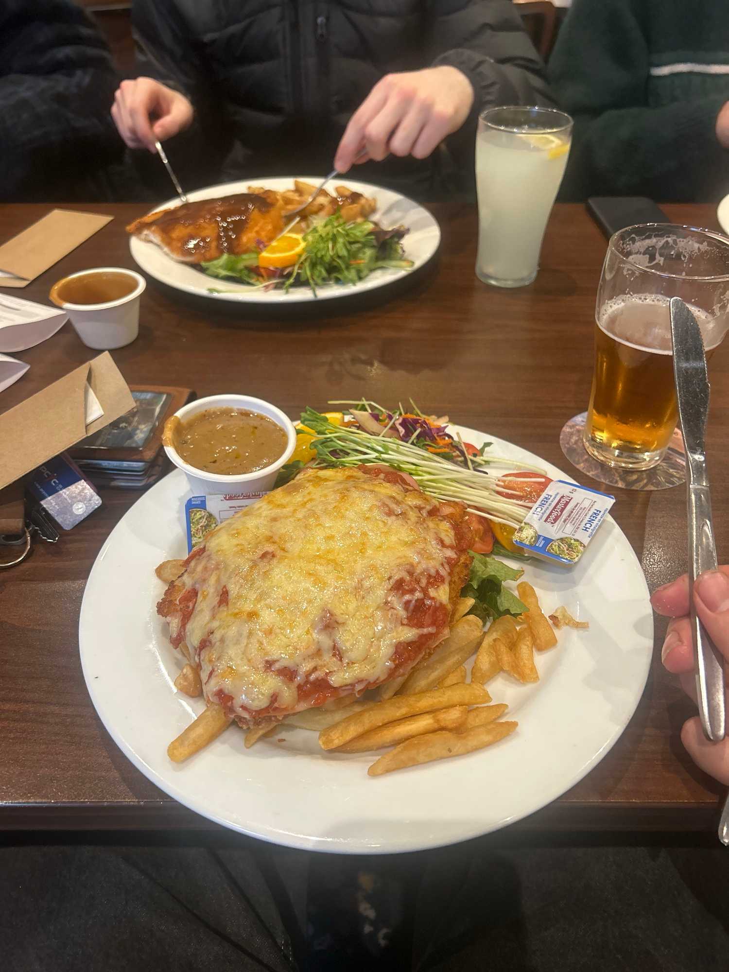 Parmigiana at Sawtell RSL Club