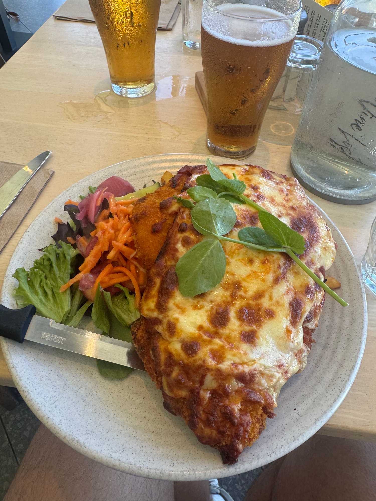 Parmigiana at Wollongong Golf Club