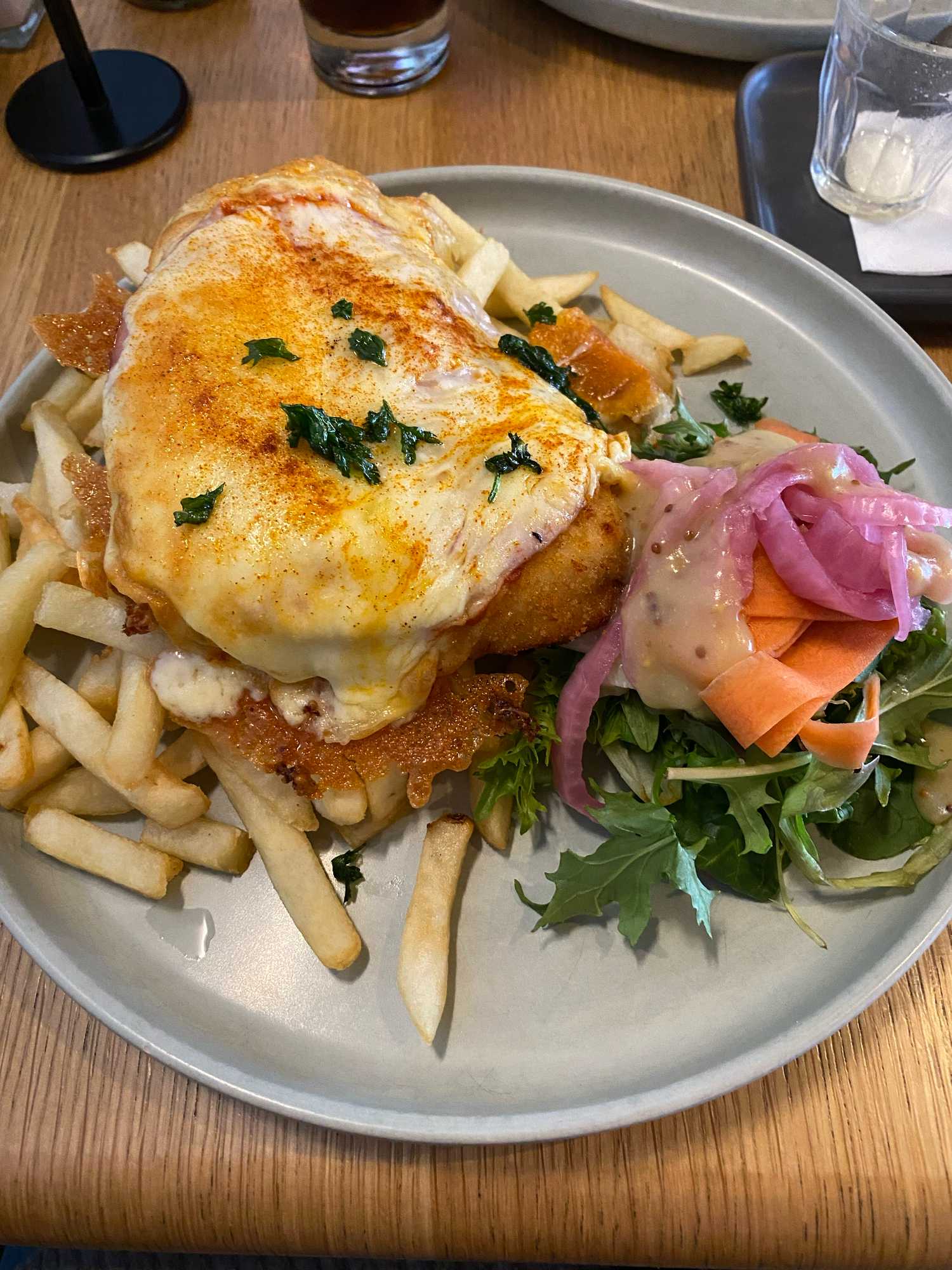 Parmigiana at Red Square Glenorchy