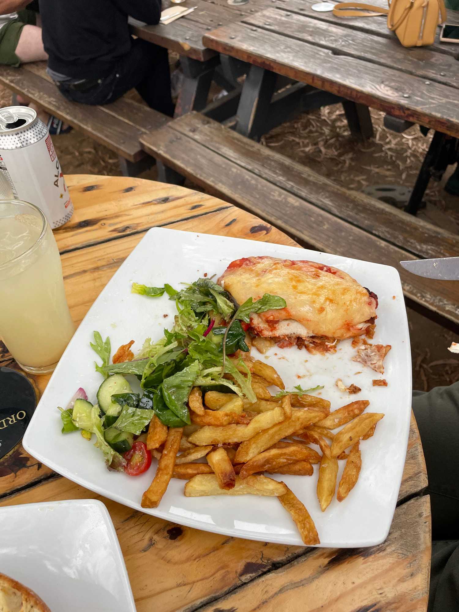 Parmigiana at The Old Canberra Inn