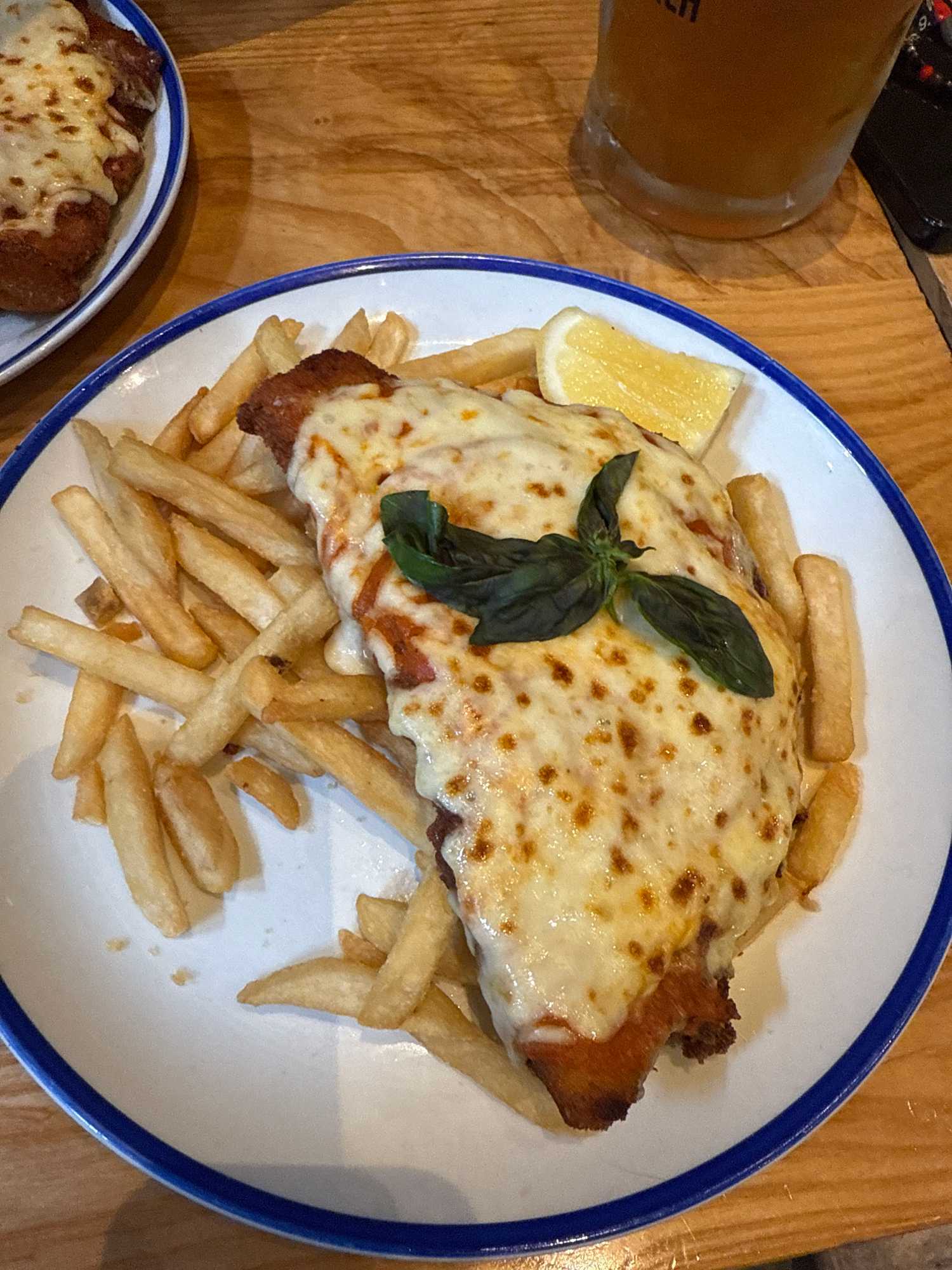 Parmigiana at Munich Brauhaus Melbourne