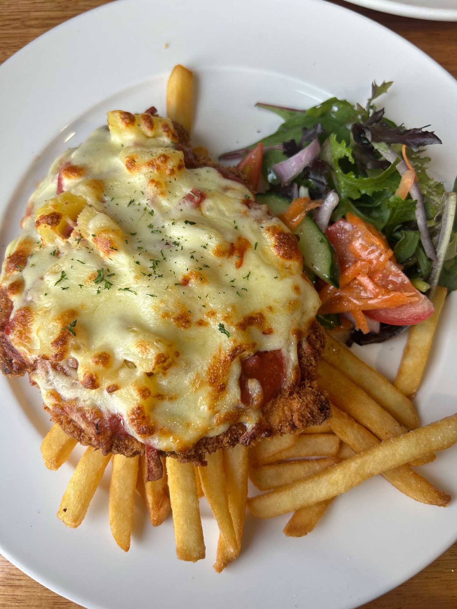Parmigiana at Bayside Family Bistro St Helens
