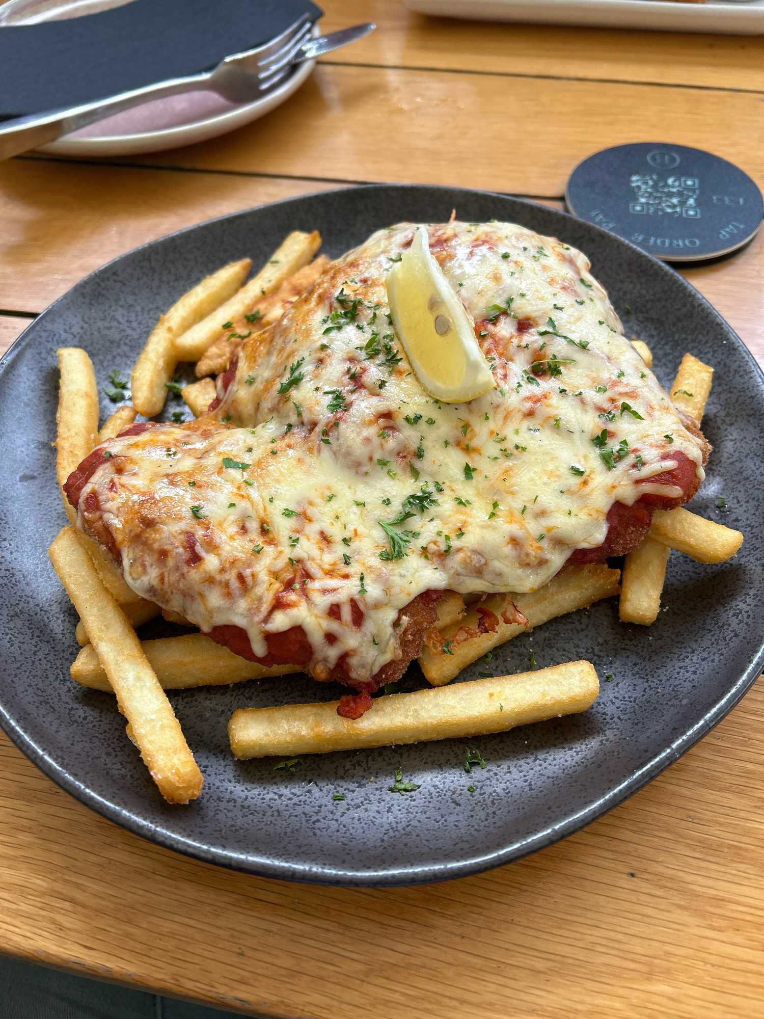 Parmigiana at Botanica Bar Salamanca