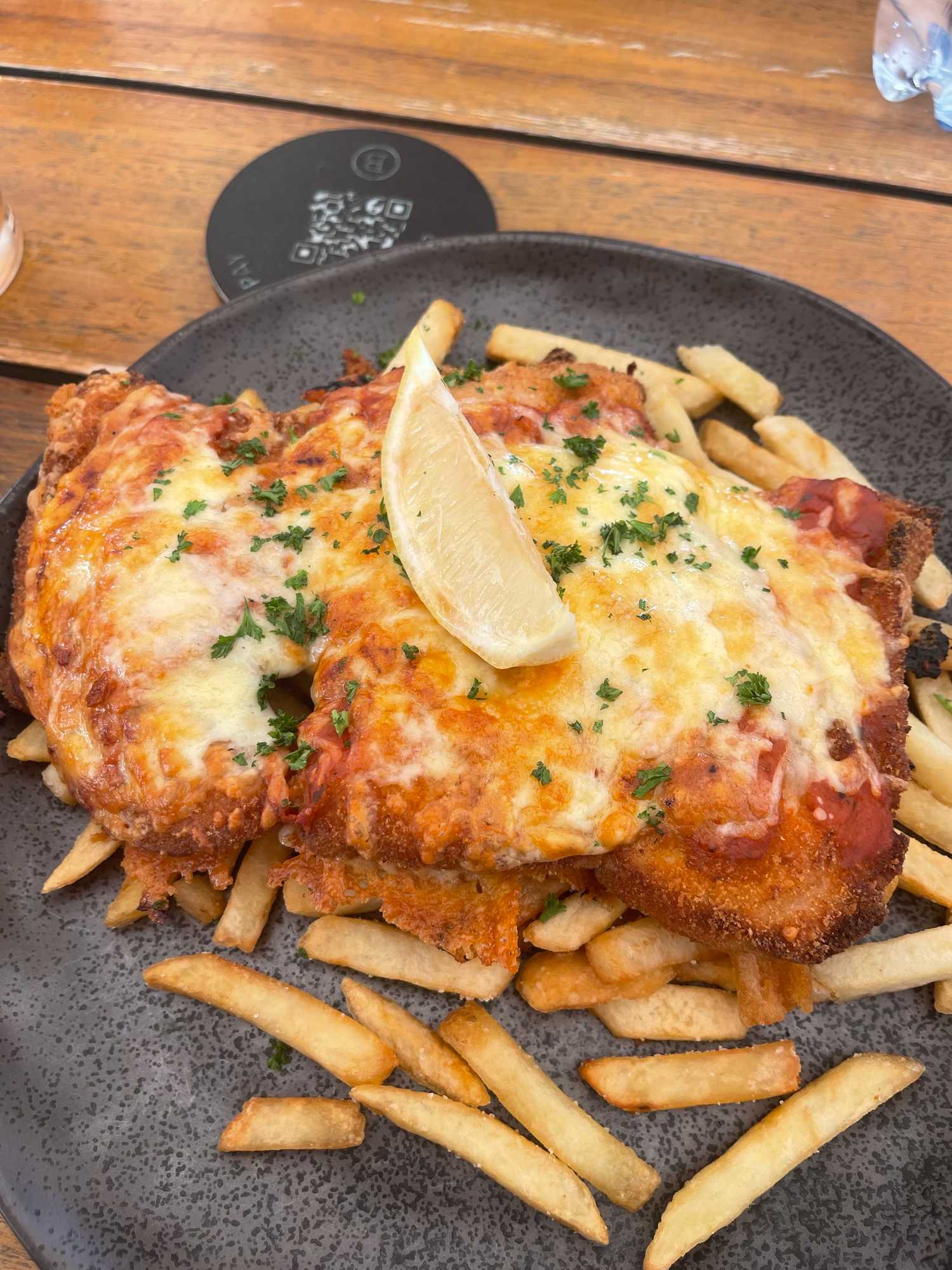 Parmigiana at Botanica Bar Salamanca