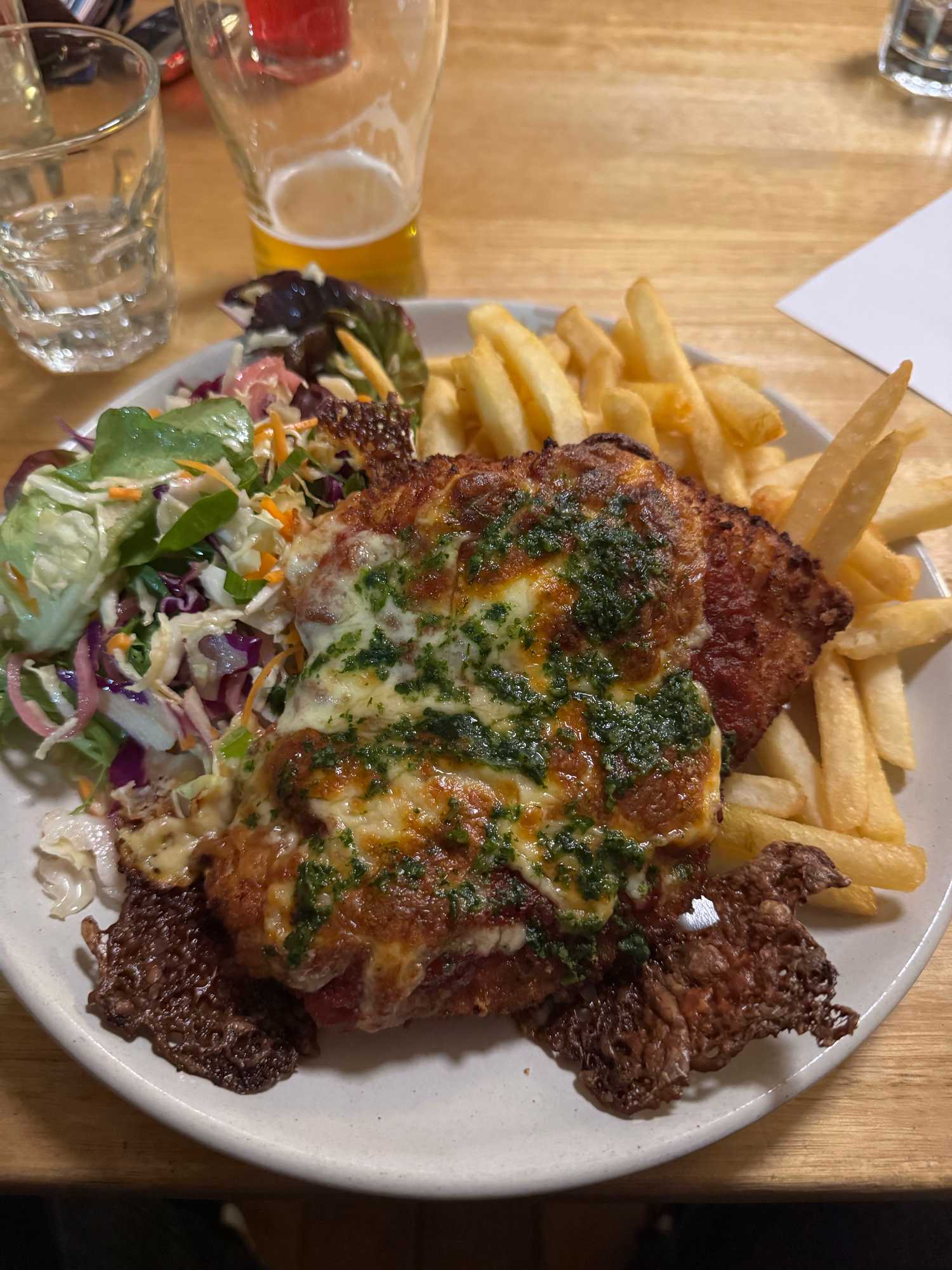 Parmigiana at The Tasmanian Inn