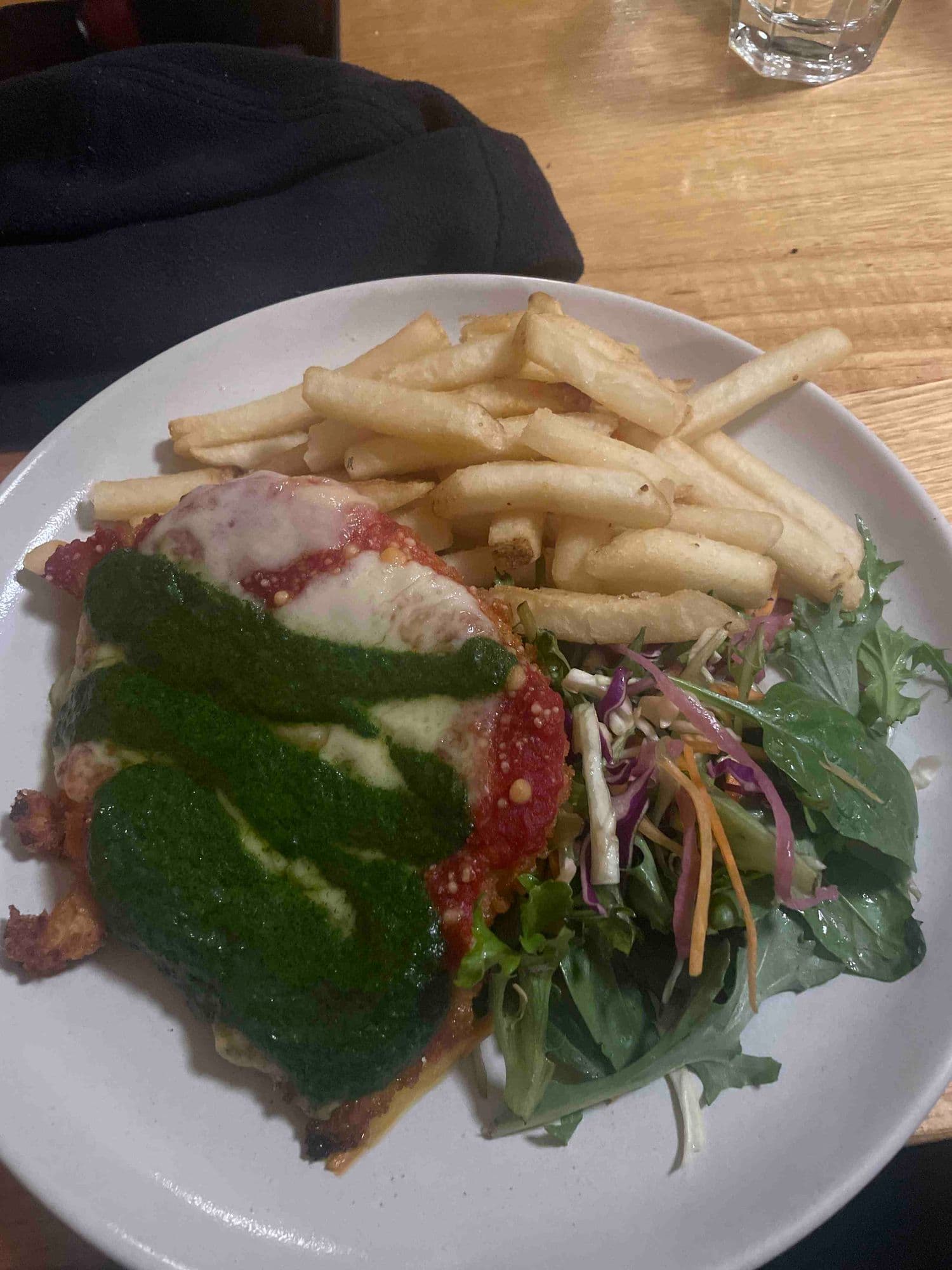 Parmigiana at The Tasmanian Inn