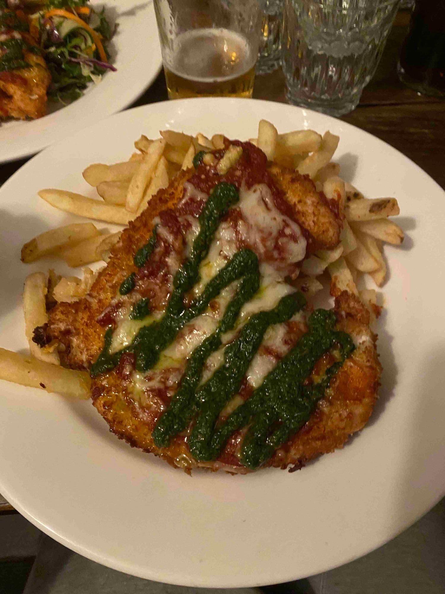 Parmigiana at The Tasmanian Inn