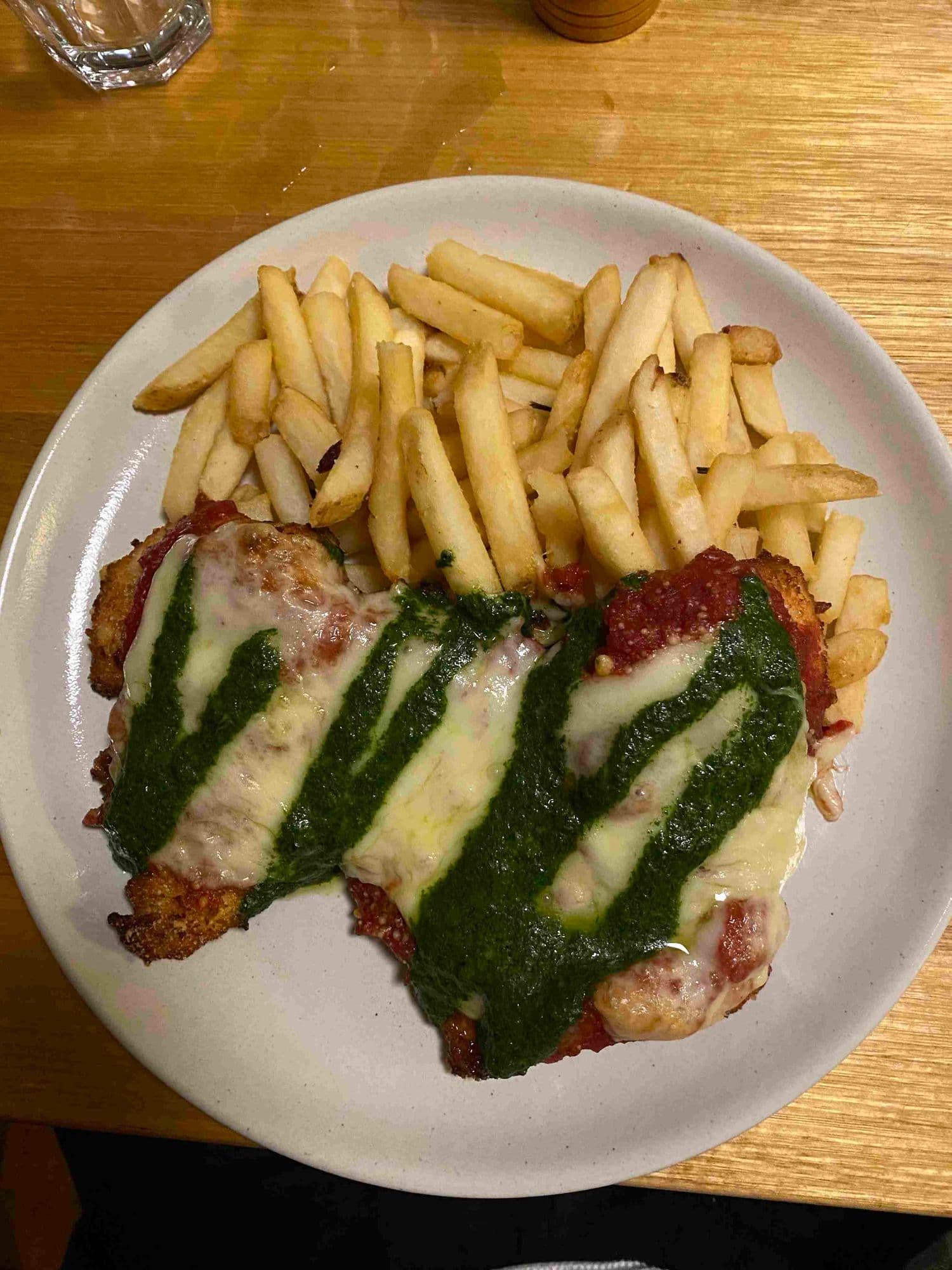 Parmigiana at The Tasmanian Inn