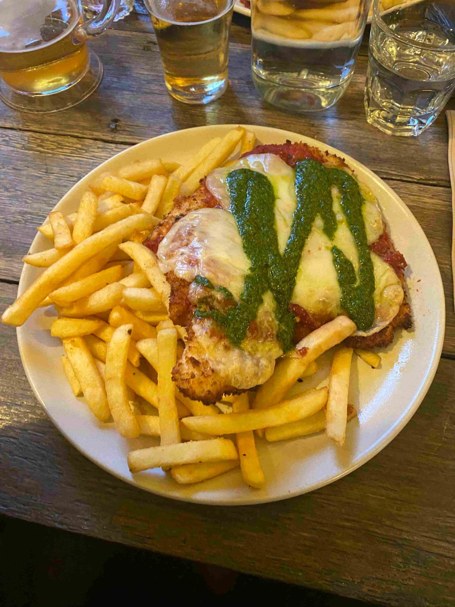 Parmigiana at The Tasmanian Inn