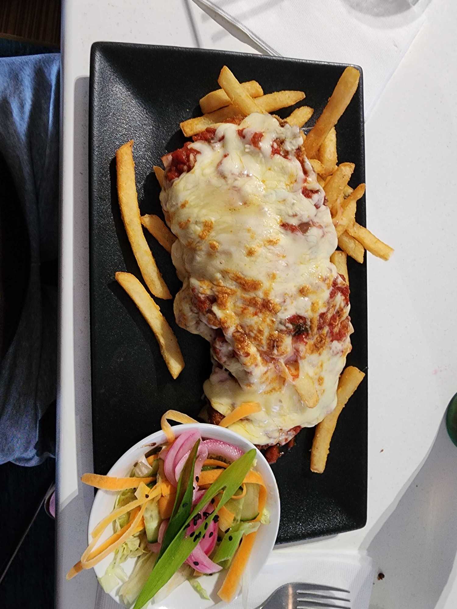 Parmigiana at Beach Hotel Burnie